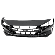 2021-2023 Hyundai Elantra - Front Primed Bumper Cover, USA Built Vehicle, For Models without Radar Cruise Control