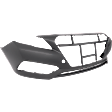 Front Primed Bumper Cover, Hybrid Models