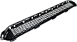 Front, Center Bumper Grille, Textured