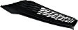 Front Bumper Grille, Textured Black, Sedan, Except Hybrid, For Models Without Collision Warning System, CAPA CERTIFIED