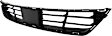 Front Bumper Grille, Textured Dark Gray CAPA Certified