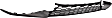 2019 Honda Civic - Front Bumper Grille, Textured Black, Hatchback, CAPA Certified