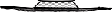 2019 Honda Civic - Front Bumper Grille, Textured Black, Hatchback, CAPA Certified