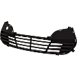 Front Bumper Grille, Black