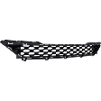 Lower Bumper Grille, Matte Dark Gray CAPA Certified