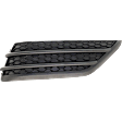 2016-2018 Honda Pilot - Front, Passenger Side, Outer Bumper Grille, Textured Black, Side Bumper Grille, LX/EX/EX-L Models, without Parking Aid Sensor Holes