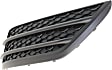 2016-2018 Honda Pilot - Front, Passenger Side, Outer Bumper Grille, Textured Black, Side Bumper Grille, LX/EX/EX-L Models, without Parking Aid Sensor Holes
