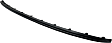 Front, Driver or Passenger Side, Lower Bumper Trim, Black