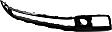 2017 Honda Ridgeline - Front, Center Bumper Trim, For Models Without Fog Light Holes, Textured Black