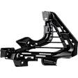 Front, Passenger Side, Lower Bumper Trim, Black