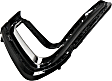 Front, Passenger Side Bumper Trim, Primed, Driving Lamp Trim, With Chrome Molding
