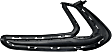 Front, Passenger Side Bumper Trim, Primed, Driving Lamp Trim, With Chrome Molding