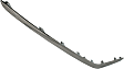 Front, Passenger Side Bumper Trim, Chrome, Except Sport and Hybrid Models