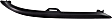 Front, Passenger Side Bumper Trim, Textured Black