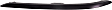 Front, Driver Side Bumper Trim, Textured Black