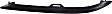 Front, Driver Side Bumper Trim, Textured Black