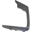 Front, Passenger Side, Outer Bumper Trim, Gray