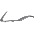 Front, Passenger Side, Outer Bumper Trim, Gray