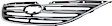 Grille Assembly, Chrome Shell and Insert, CAPA CERTIFIED