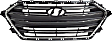 Grille Assembly, Black Shell with Chrome Insert