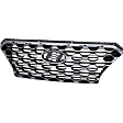 Grille Assembly, Painted Black Shell with Textured Dark Gray Insert