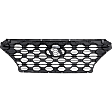 Grille Assembly, Painted Black Shell with Textured Dark Gray Insert