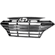 Grille Black Shell with Chrome Insert CAPA Certified