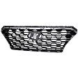 Grille Assembly, Painted Black Shell with Textured Dark Gray Insert