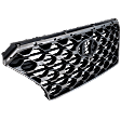Grille Assembly, Painted Black Shell with Textured Dark Gray Insert