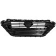 Center Grille Painted Black Shell with Textured Black Insert CAPA Certified
