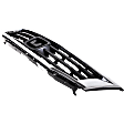 Grille Chrome Shell w/ Black Insert