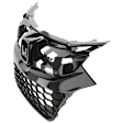 Grille, Textured (Gloss Black) Shell and Insert, Sport/Touring Models