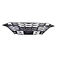 Grille Chrome Shell with Dark Gray Insert CAPA Certified