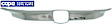 2017 Honda Accord - Grille Trim, Center, 4-Door, Sedan, Chrome, CAPA Certified