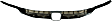 2017 Honda Accord - Grille Trim, Center, 4-Door, Sedan, Chrome, CAPA Certified
