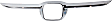 Grille Trim, Front Center, Chrome, Main Grille Trim