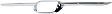 Grille Trim, Front Center, Chrome, Main Grille Trim