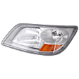 Driver Side Headlight, without Bulb, Halogen, Clear Lens, Base Model