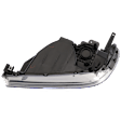 Passenger Side Headlight, without Bulb, Halogen, Clear Lens, CAPA CERTIFIED