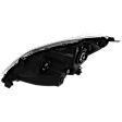 Passenger Side Headlight, without Bulb, Halogen, Clear Lens, CAPA CERTIFIED