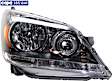 Passenger Side Headlight, without Bulb, Halogen, Clear Lens, CAPA CERTIFIED