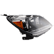 Passenger Side Headlight, without Bulb, Halogen, Clear Lens, CAPA CERTIFIED