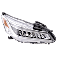 2016-2017 Honda Accord - Passenger Side Headlight, with Bulb, LED, Sedan, With Navigation Package, EX-L/Touring Models