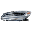 Driver Side Headlight, with Bulb, LED, Sedan, EX-L/EX-L V6/Touring Models, CAPA Certified