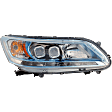 Passenger Side Headlight, with Bulb, LED, Clear Lens
