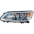 Driver Side Headlight, with Bulb, LED, Clear Lens