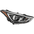 Passenger Side Halogen Headlight, With bulb(s), OE Replacement