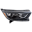 Passenger Side Headlight, with Bulb, Halogen, Clear Lens, CAPA Certified