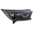 Passenger Side Headlight, with Bulb, Halogen, Clear Lens, CAPA Certified