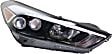 Passenger Side Headlight, with Bulb, LED, Clear Lens